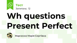 Wh questions Present Perfect 