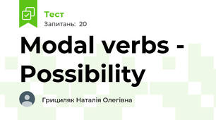 Modal verbs - Possibility