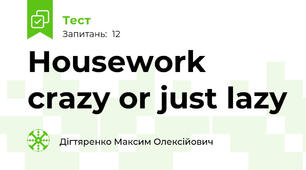 Housework crazy or just lazy