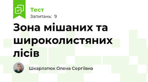 Зона мішаних та широколистяних лісів