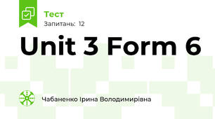 Unit 3 Form 6