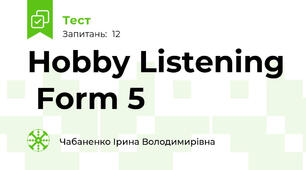 Hobby Listening  Form 5