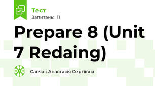 Prepare 8 (Unit 7 Redaing)