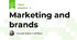 Marketing and brands