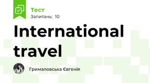 International travel