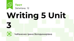 Writing 5 Unit 3