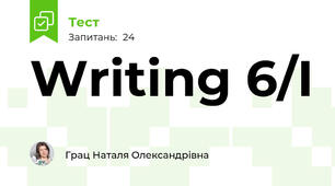 Writing 6/I
