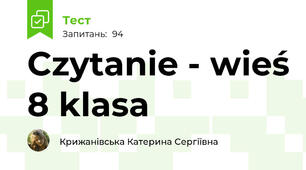 Czytanie - wieś 8 klasa