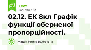02.12. ЕК 8кл Графік функції оберненої пропорційності.