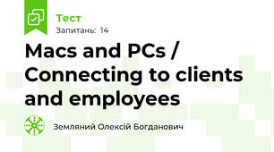Macs and PCs / Connecting to clients and employees