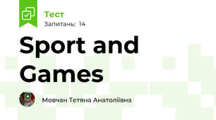Sport and Games