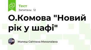 О.Комова "Новий рік у шафі"