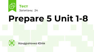 Prepare 5 Unit 1-8