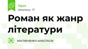 Роман як жанр літератури 
