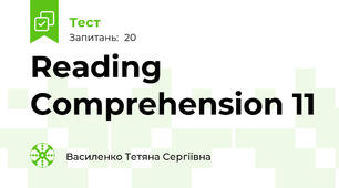 Reading Comprehension 11 