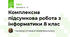 Комплексна підсумкова робота з інформатики 8 клас