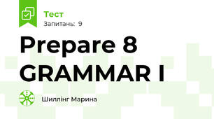 Prepare 8 GRAMMAR I