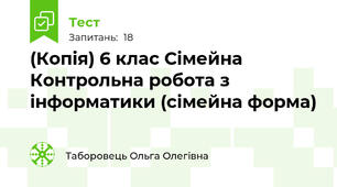 (Копія) 6 клас Сімейна Контрольна робота з інформатики (сімейна форма)