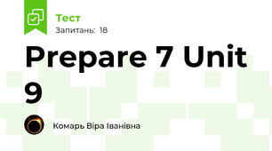 Prepare 7 Unit 9
