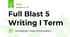 Full Blast 5 Writing I Term