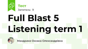  Full Blast 5 Listening term 1