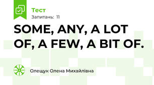 SOME, ANY, A LOT OF, A FEW, A BIT OF.