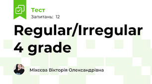 Regular/Irregular 4 grade