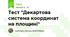 Тест "Декартова система координат на площині"