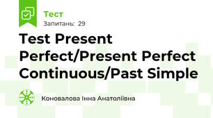Test Present Perfect/Present Perfect Continuous/Past Simple