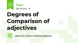 Degrees of Comparison of adjectives