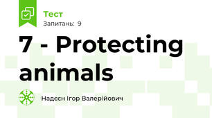 7 - Protecting animals