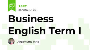 Business English Term I