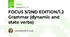 FOCUS 3/2ND EDITION/1.2 Grammar (dynamic and state verbs)