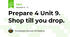 Prepare 4 Unit 9. Shop till you drop.