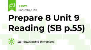 Prepare 8 Unit 9 Reading (SB p.55)