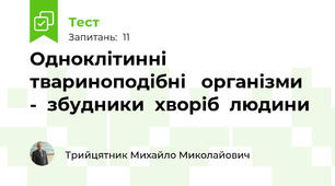 Одноклітинні  твариноподібні   організми  -  збудники  хворіб  людини