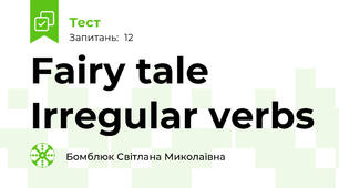 Fairy tale Irregular verbs