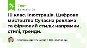 10 клас. Ілюстрація. Цифрове мистецтво Сучасна реклама та фірмовий стиль: напрямки, стилі, тренди.
