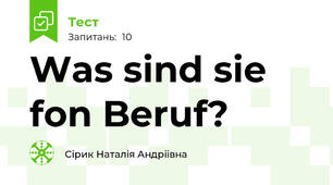Was sind sie fon Beruf?