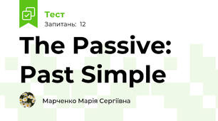 The Passive: Past Simple