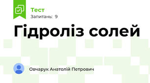 Гідроліз солей