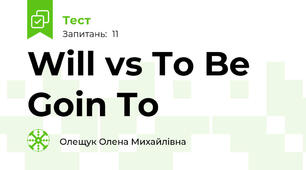 Will vs To Be Goin To