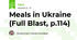Meals in Ukraine (Full Blast, p.114)