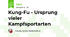 Kung-Fu - Ursprung   vieler Kampfsportarten