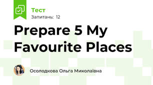 Prepare 5 My Favourite Places 🌊