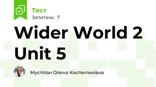 Wider World 2 Unit 5