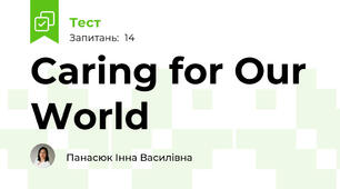 Caring for Our World