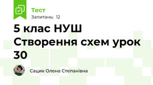 5 клас НУШ Створення схем урок 30