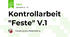 Kontrollarbeit "Feste" V.1 