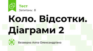 Коло. Відсотки. Діаграми 2